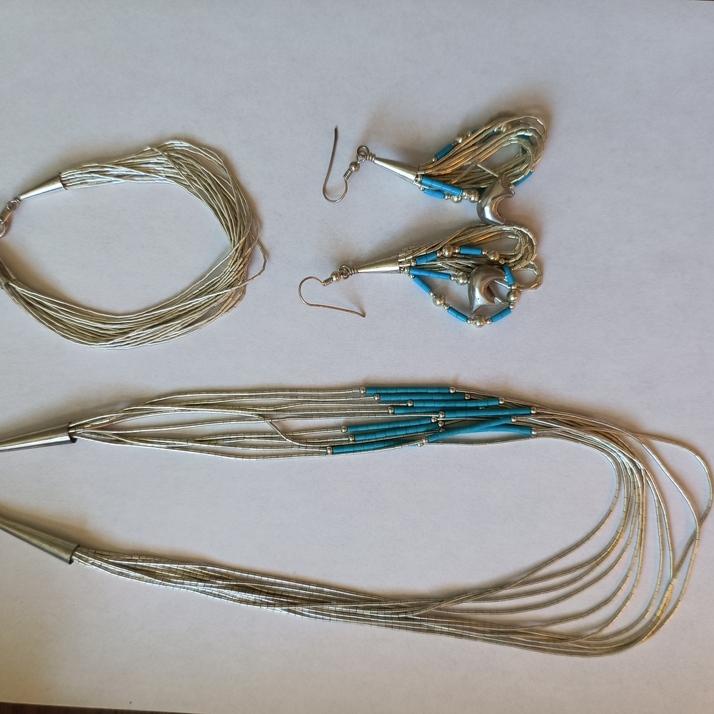 Sterling Silver With Turquoise Jewelry